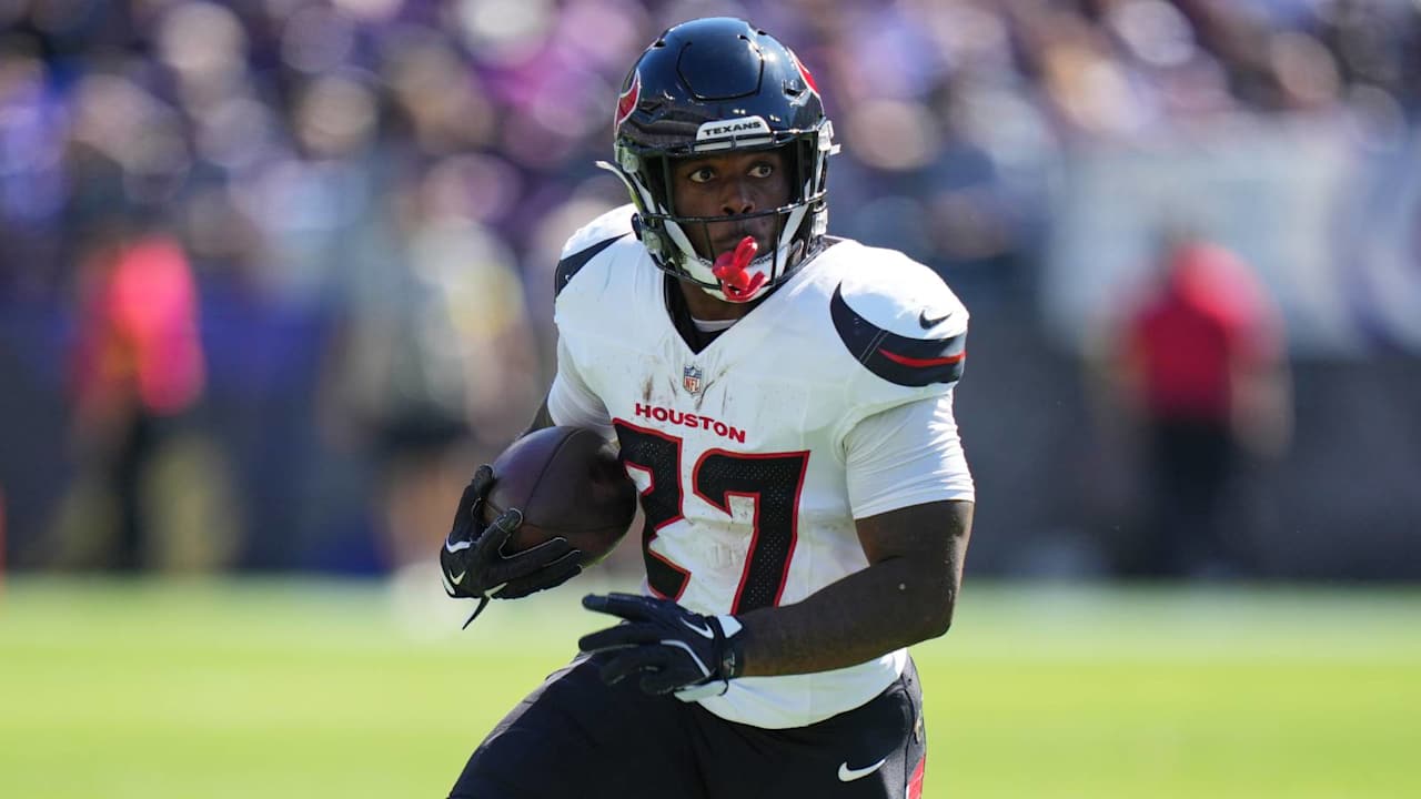 Houston Texans RB Woody Marks added David Montgomery: 'I'm really excited'