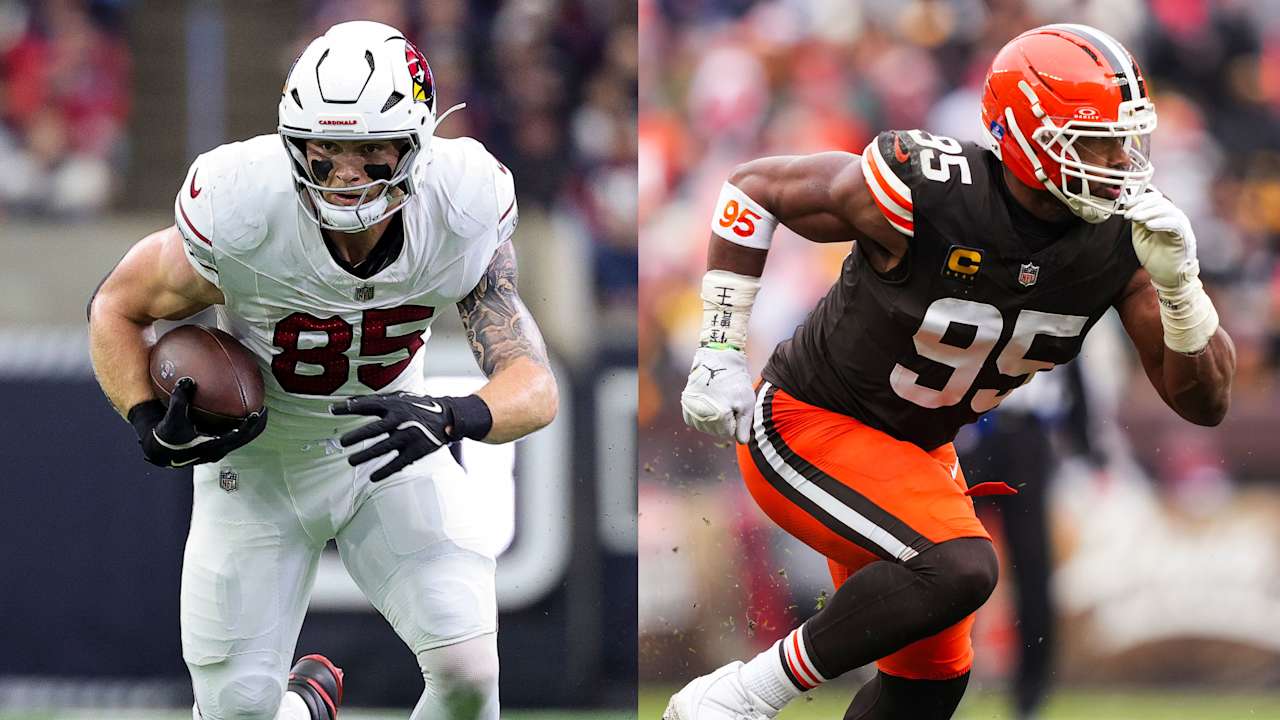 Cardinals All-Pro TE Trey McBride's reaction to rival Rams signing Myles Garrett: 'Very shocked'