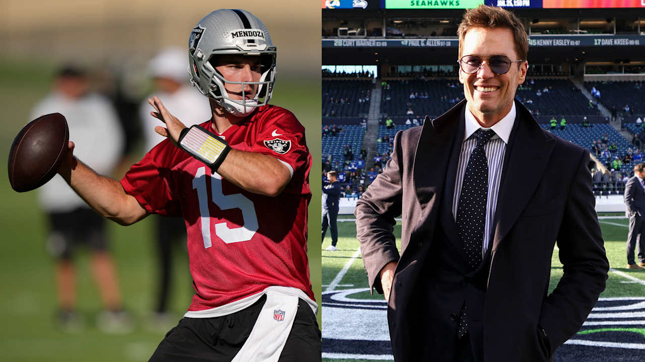 Raiders rookie QB Fernando Mendoza is leaning on Tom Brady as he adjusts to the NFL