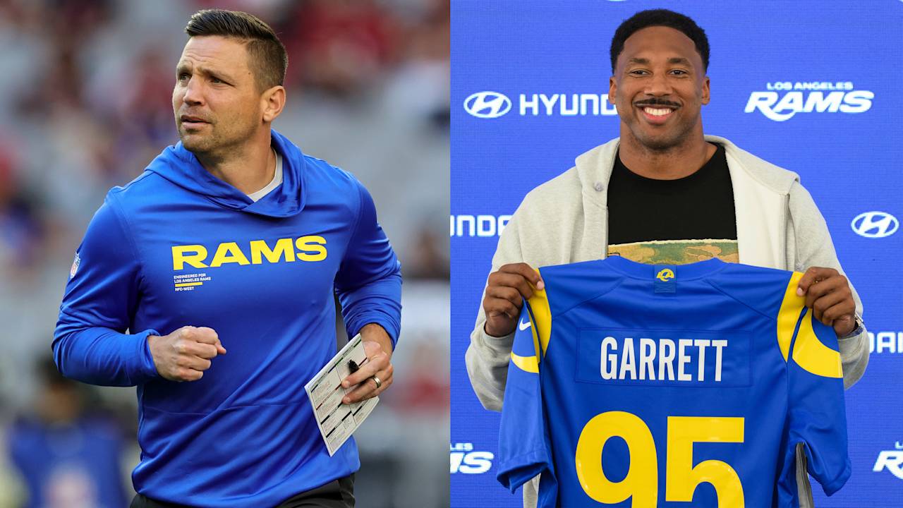 Rams DC Chris Shula on Myles Garrett adjusting to plan: 'You're not going to take Michael Jordan, LeBron, all those guys and pull them out of their comfort zones'