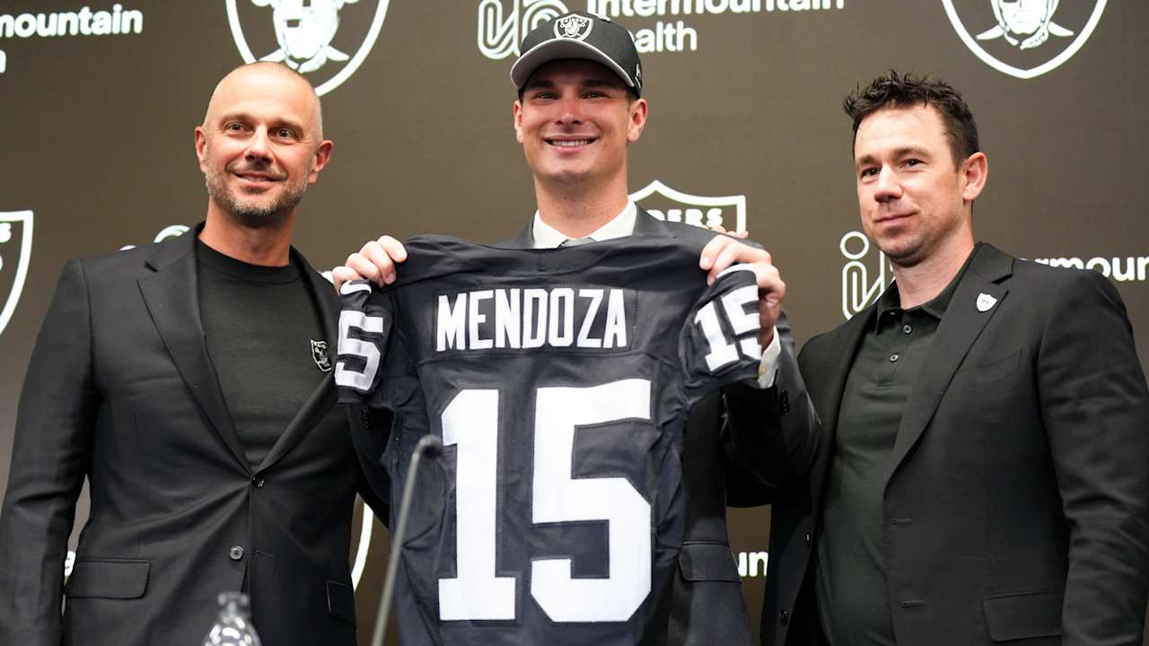 Raiders sign 2026 no. 1 overall pick QB Fernando Mendoza on rookie contract