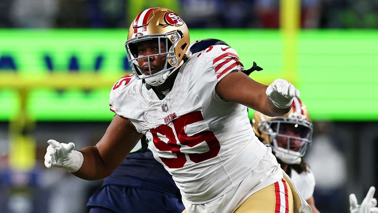 Robert Saleh thinks second-year 49ers D-lineman Alfred Collins will be special.