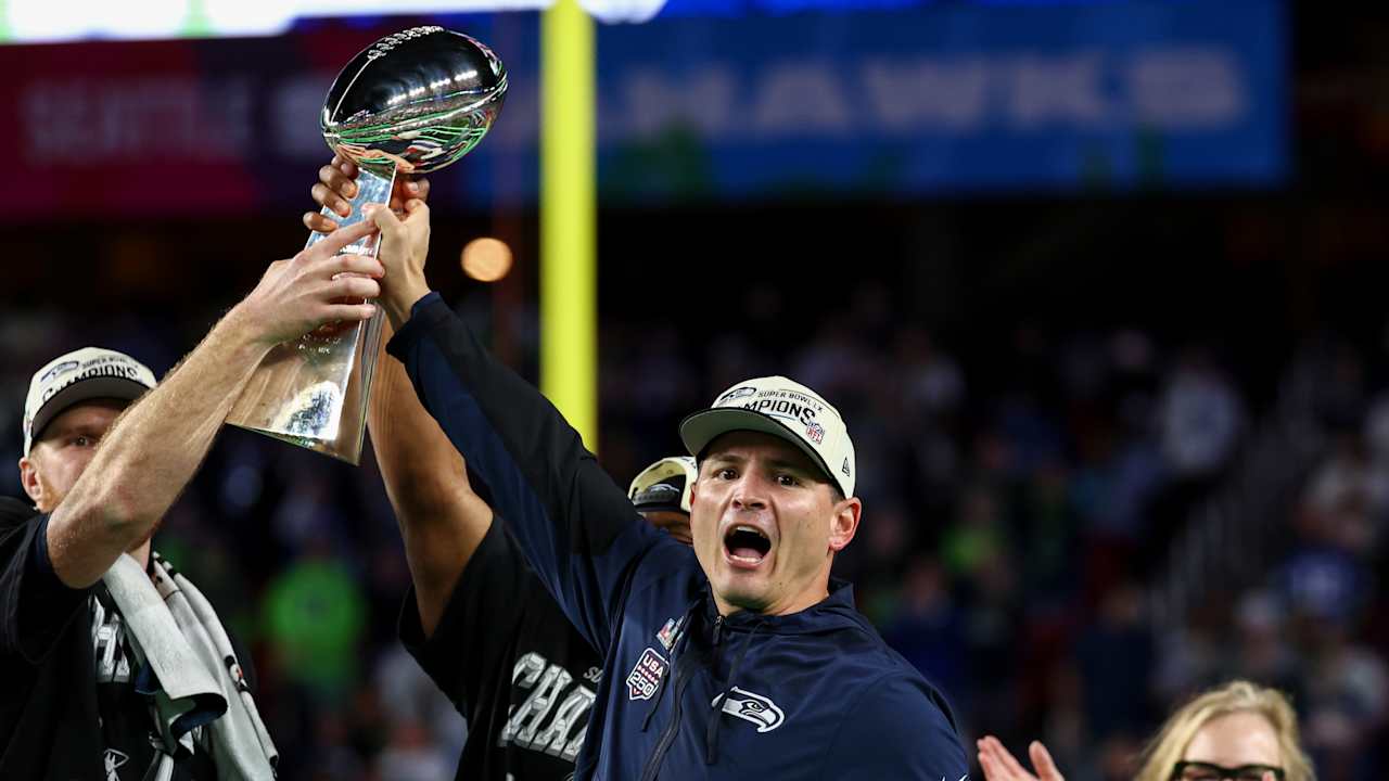 Seahawks' Mike Macdonald doesn't care about NFC West moves, feels no different after Super Bowl title