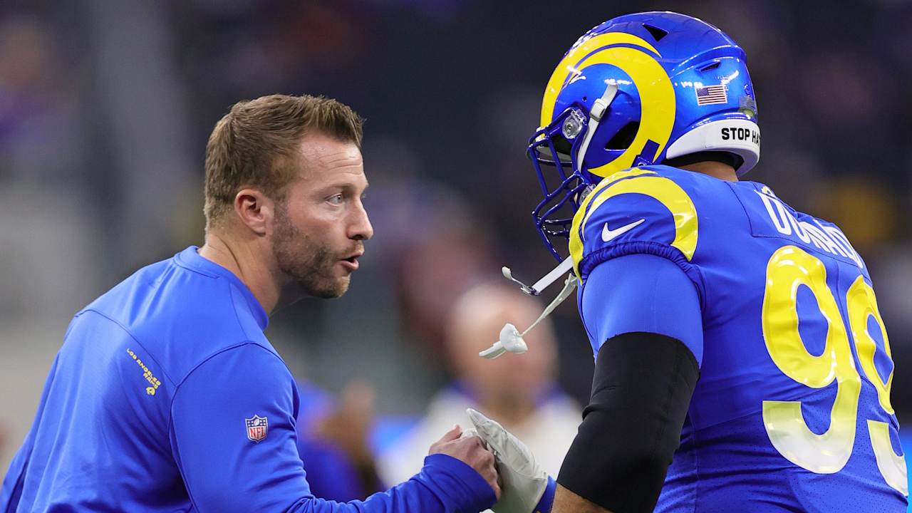 Sean McVay: Aaron Donald 'thinking' about possible return but still 'going through the process'