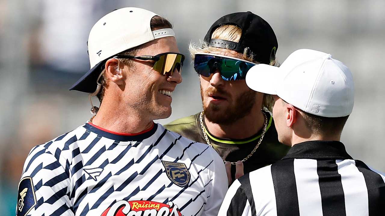 Tom Brady teases 'at least one game' with WWE, hits Logan Paul