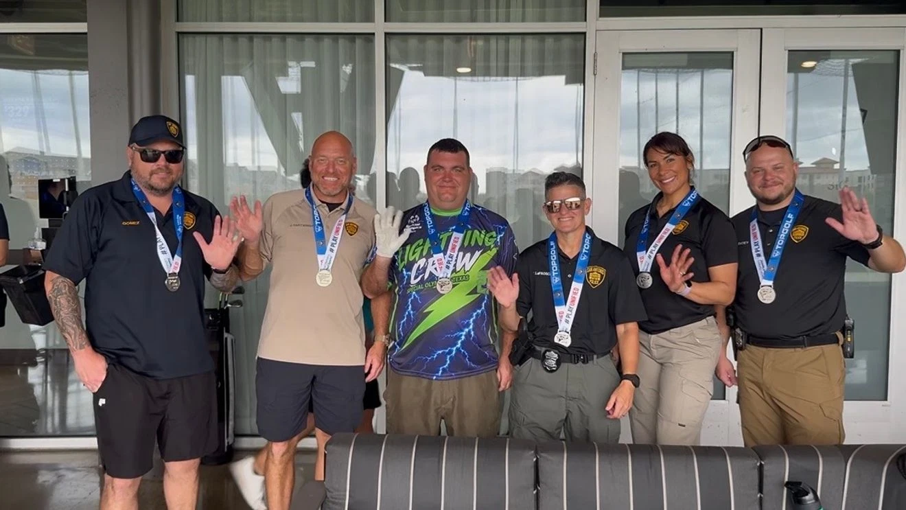 Athletes and business leaders tee off together at a Topgolf venue – will next year’s event attract even more partners?