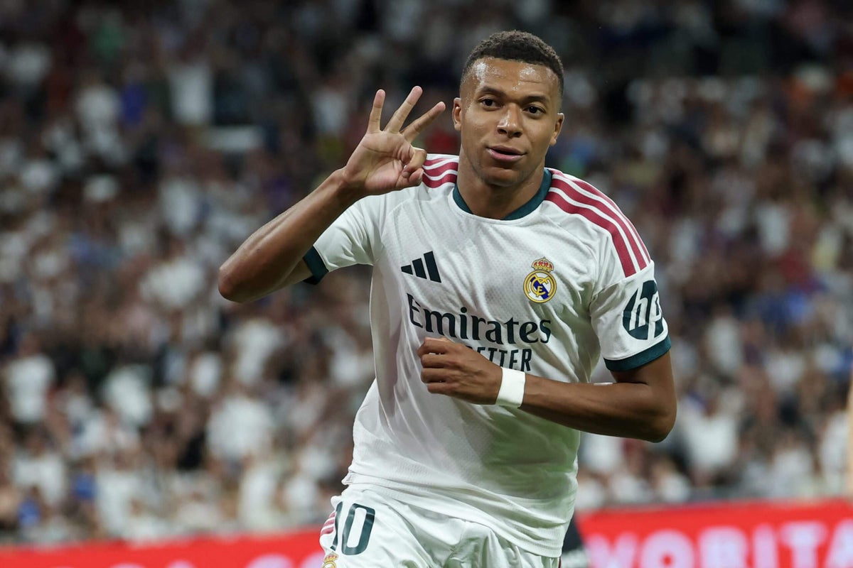 Jose Mourinho praises 'insane' Kylian Mbappe after hat-trick in Real Madrid homecoming