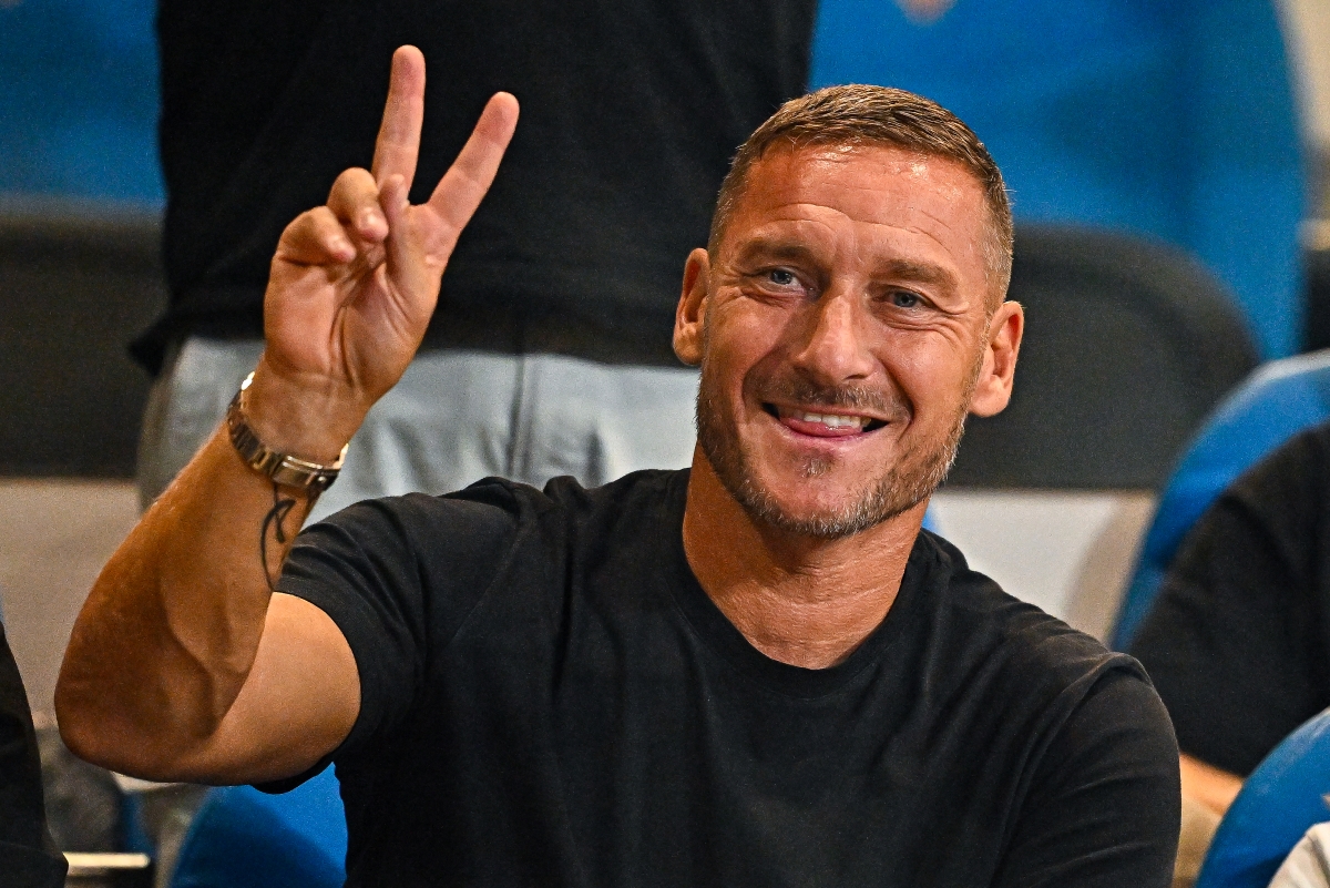 Francesco Totti celebrating his 50th birthday in Las Vegas