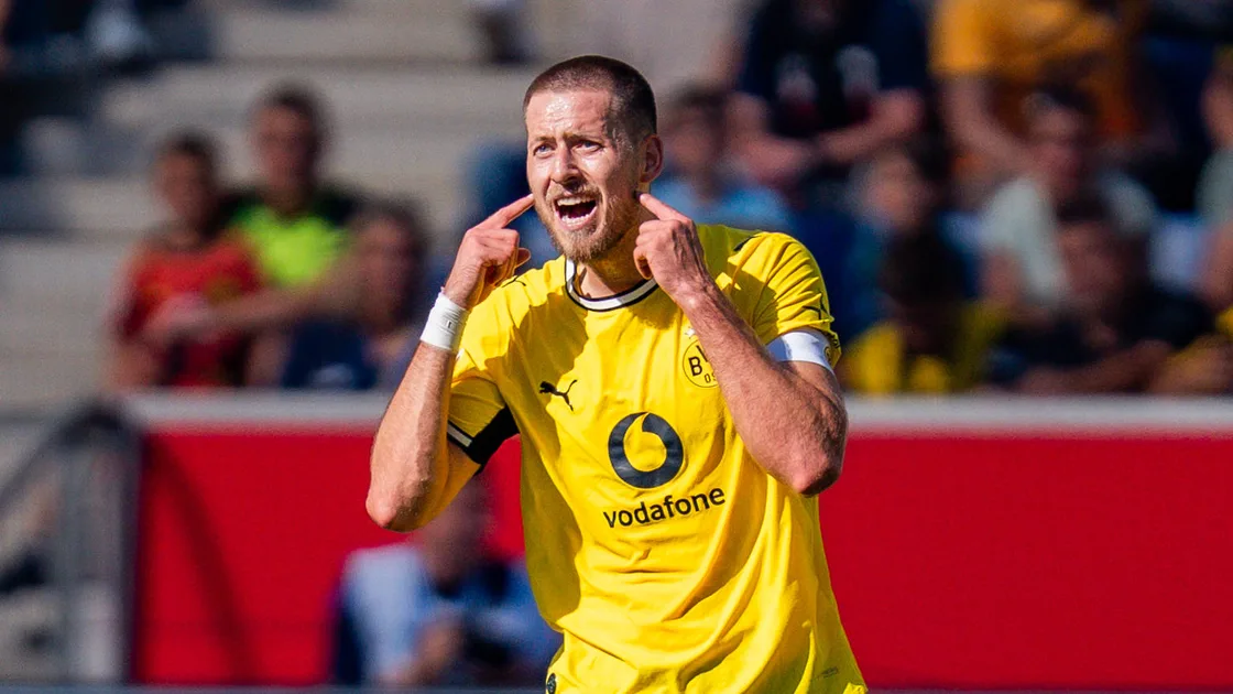 Waldemar Anton, Dortmund defender, making his case for Germany