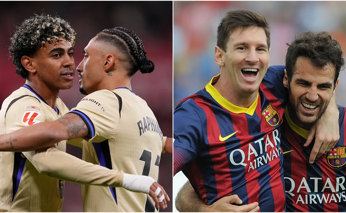 Yamal and Raphinha surpass Barcelona scoring mark last set by Messi and Fabregas 15 years ago