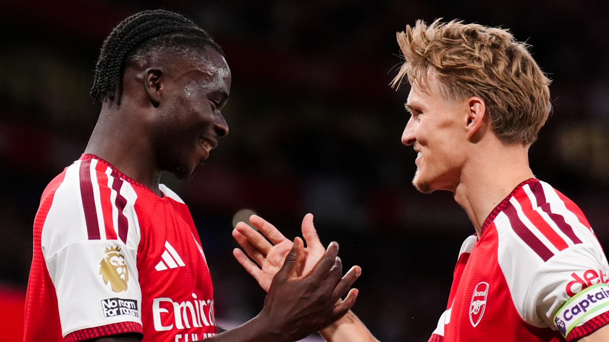 Bukayo Saka and Martin Odegaard dealing with injuries over the past two seasons