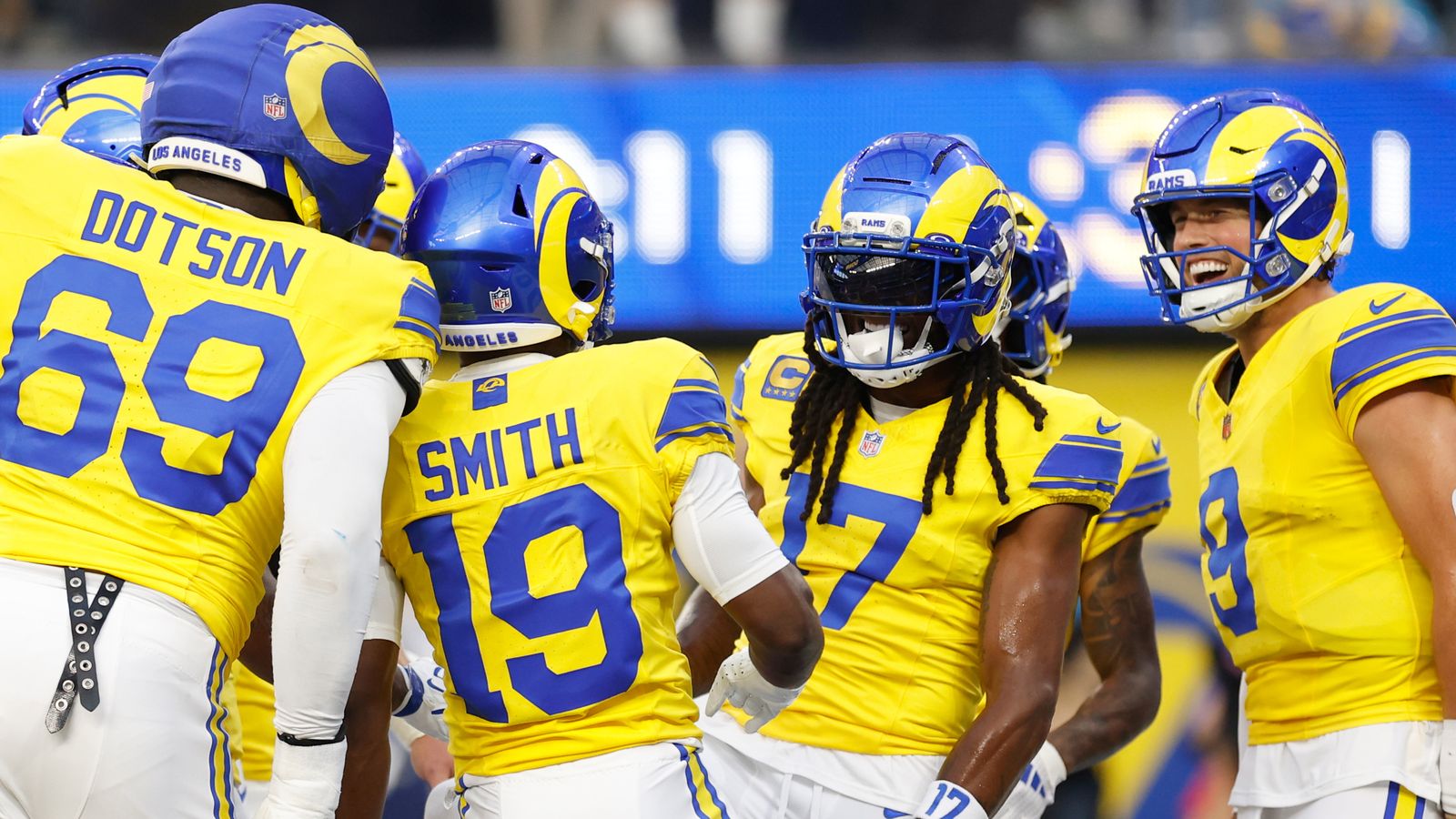 New York Giants 6-28 Los Angeles Rams: Matthew Stafford, Davante Adams star for Super Bowl favourites in statement win