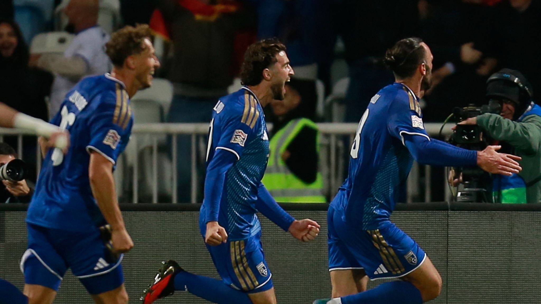 Vedat Muriqi netted Kosovo’s winning goal.