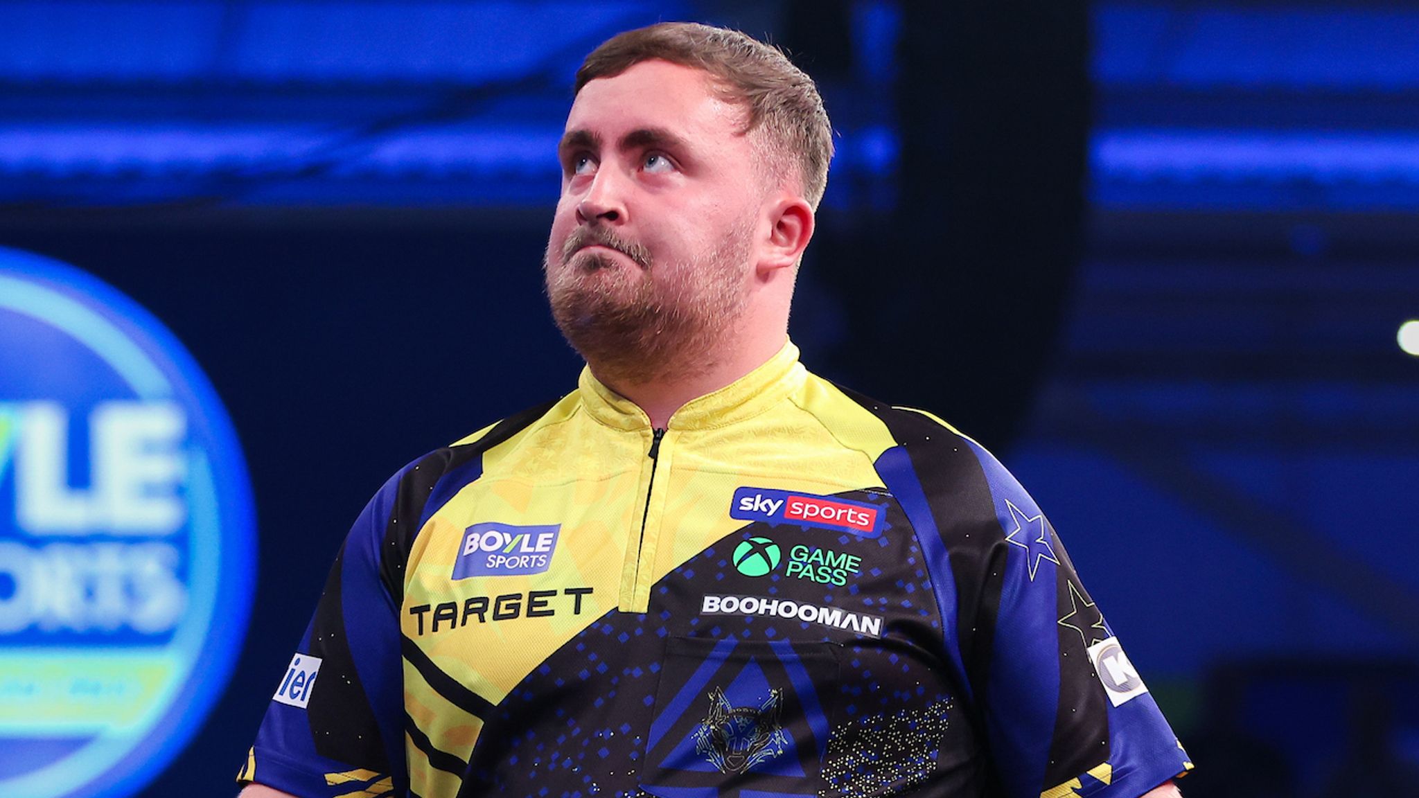 Luke Woodhouse ends Littler's World Grand Prix defence in the first round.