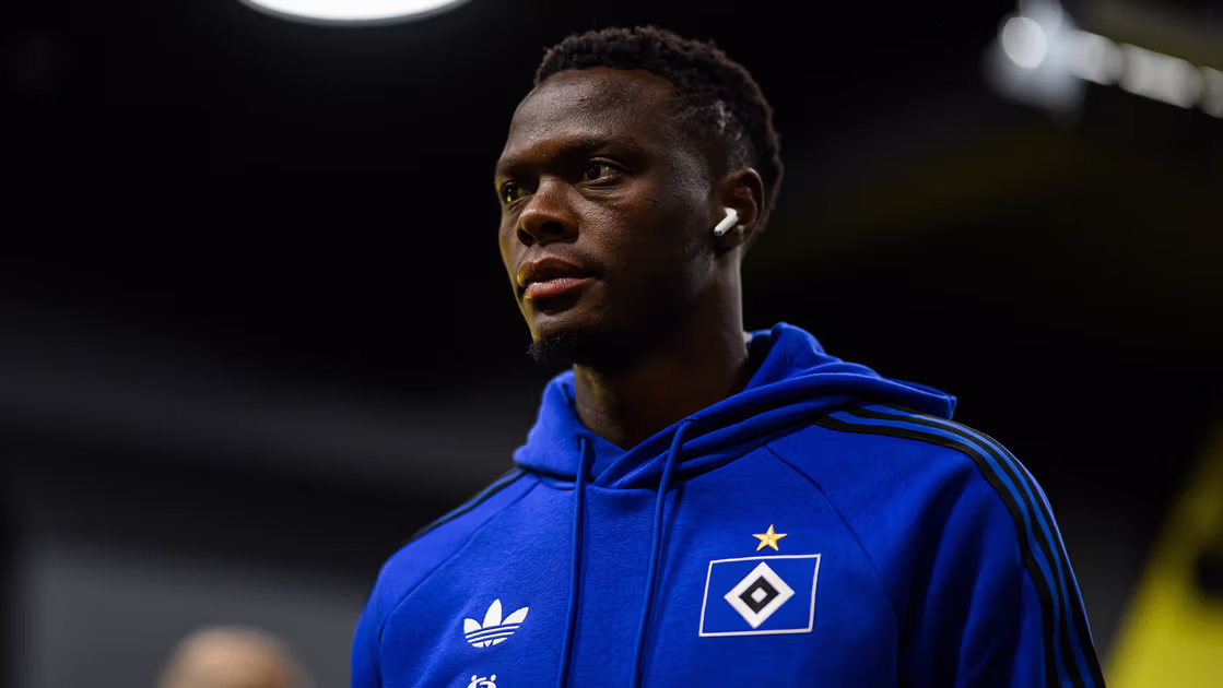 Patson Daka of Hamburg sidelined with injury.