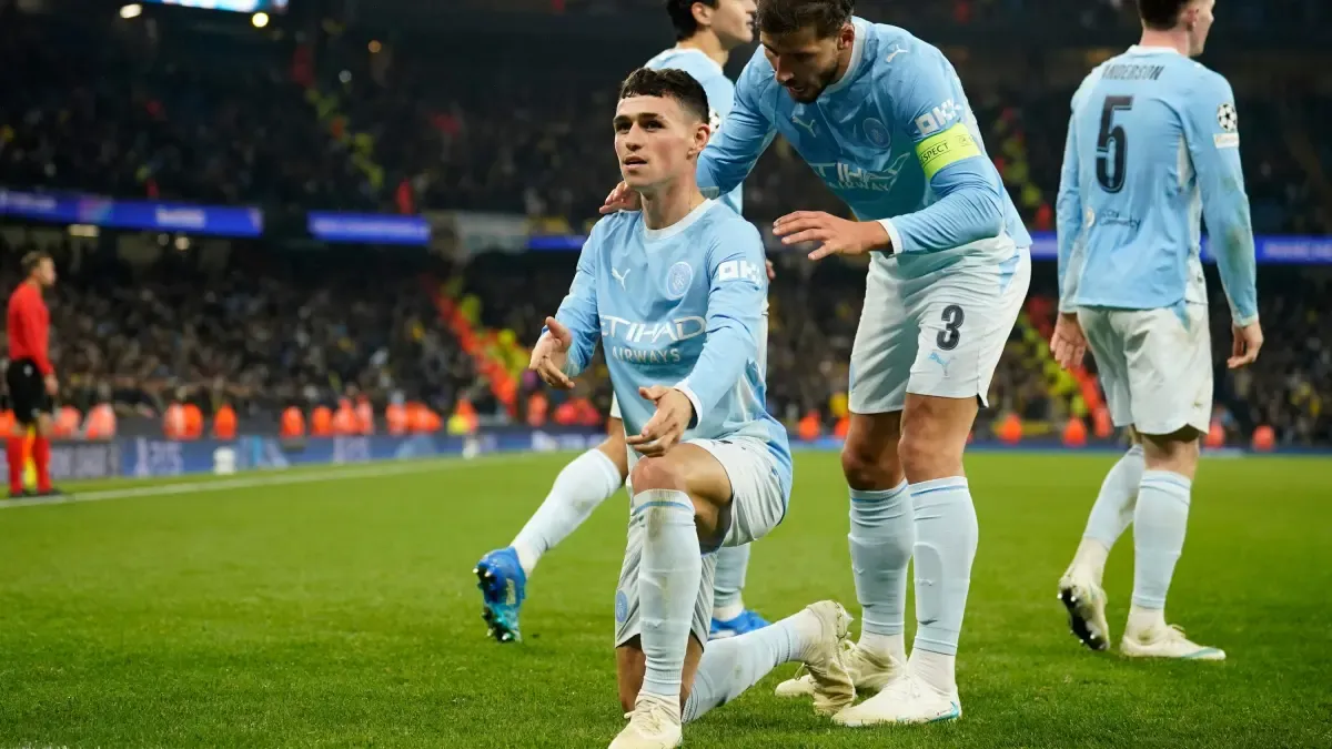 Phil Foden scoring a hat‑trick as City dominate AEK Athens