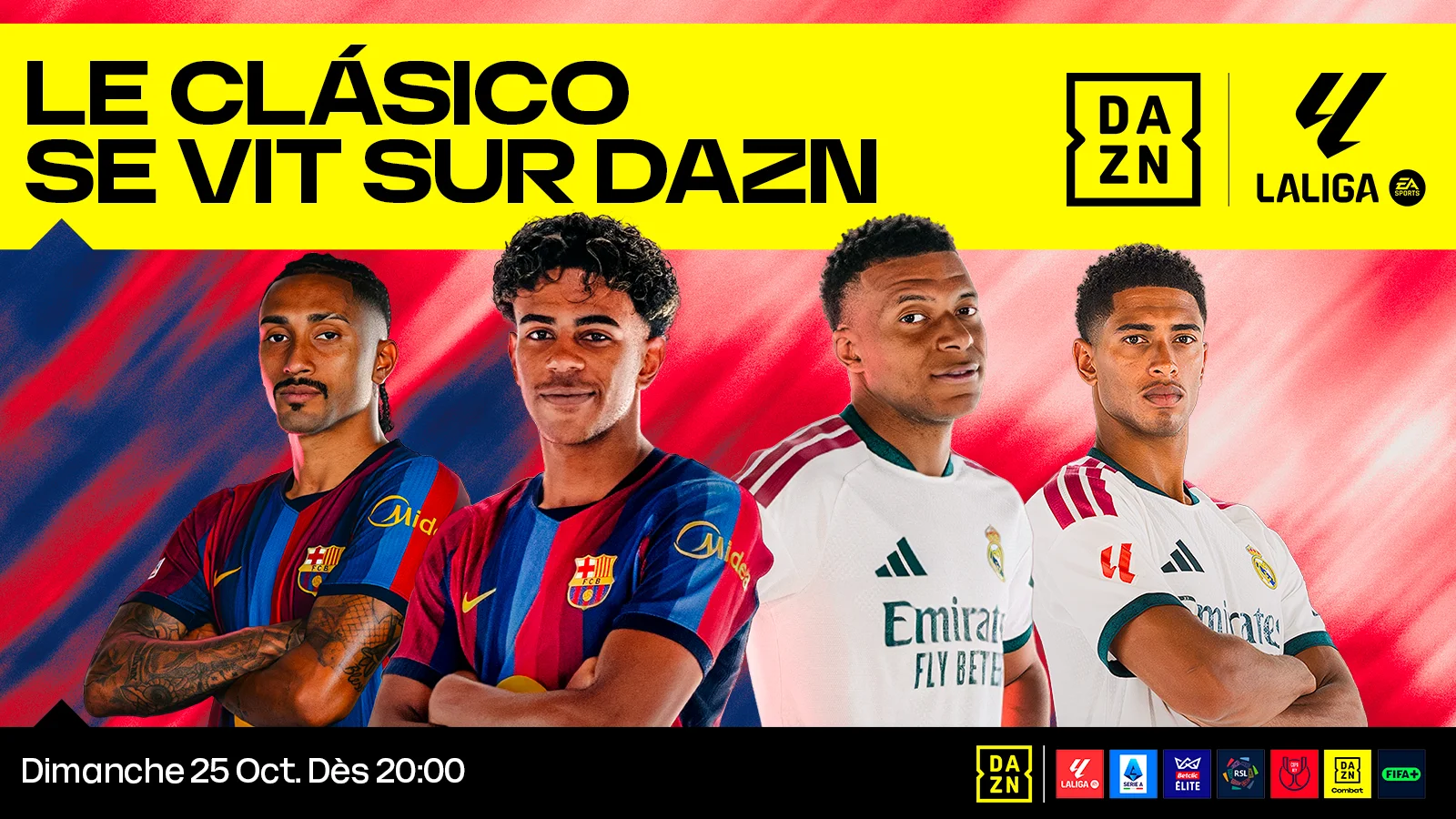 DAZN offers the Barcelona-Real Madrid Clasico streaming live at an unbeatable price this weekend