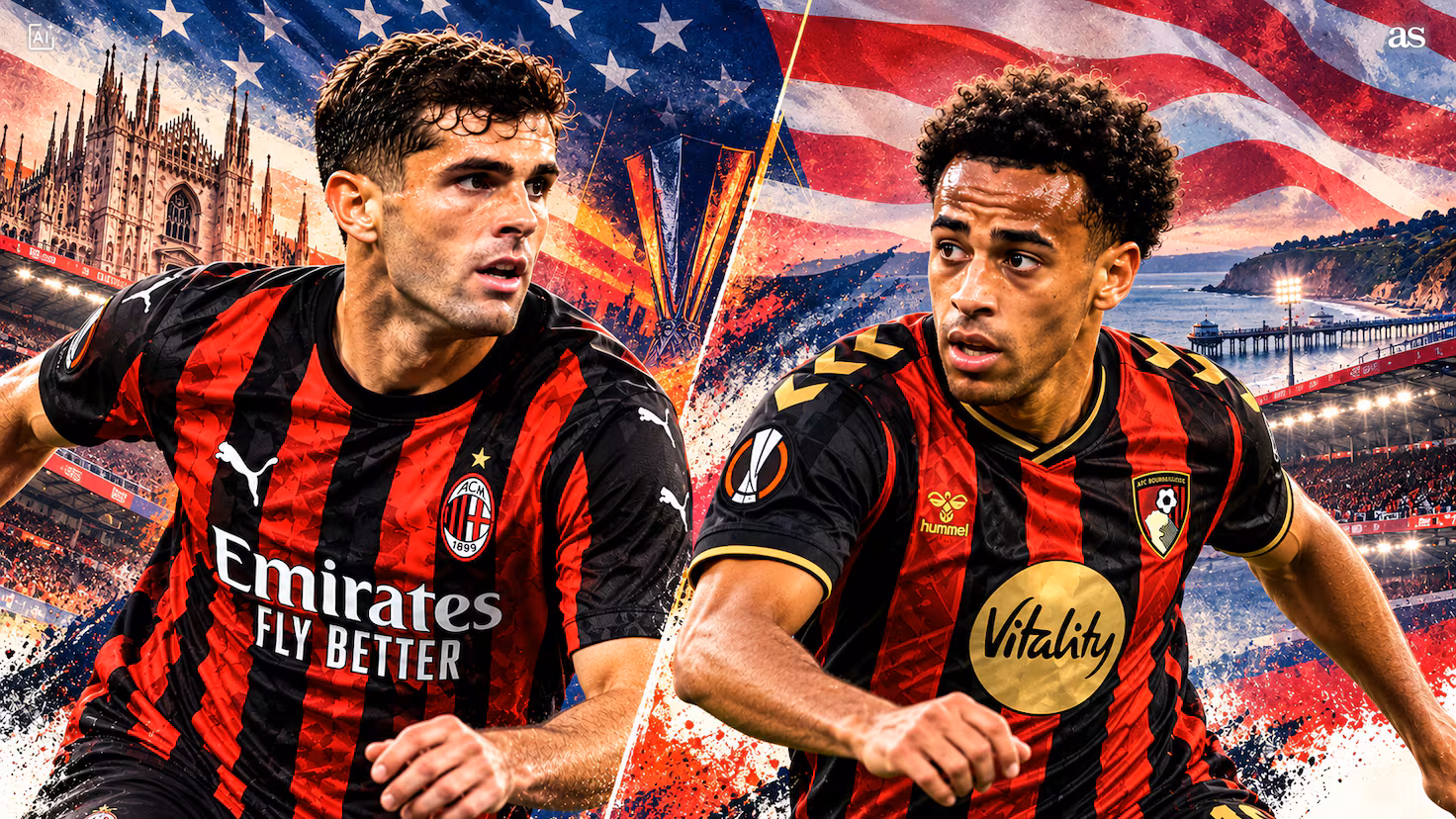 Pulisic versus Adams: USMNT stars meet in Europa League clash