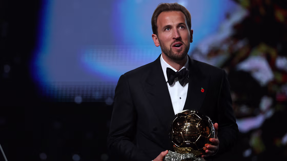 Harry Kane hailed as one of his generation’s outstanding players after Ballon d’Or win