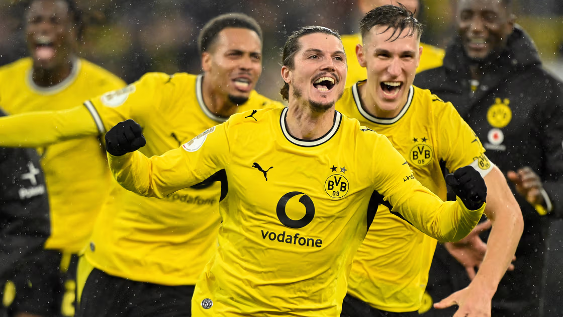 Sabitzer’s late free kick sends Dortmund past Werder Bremen in a DFB Cup thriller. Will Dortmund’s depth carry them further in the cup?