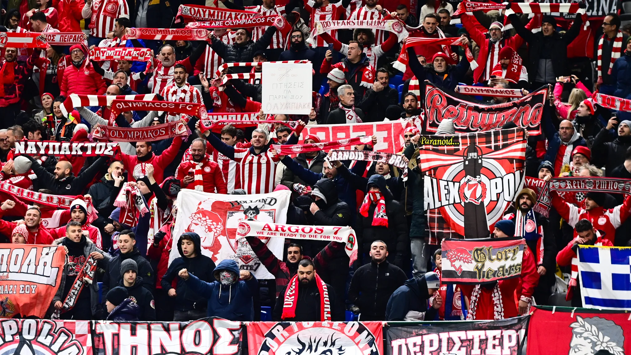 Olympiacos announces cancellation and refund of all supporters' tickets for Marseille trip.