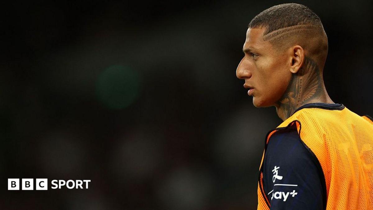 Less than four years after representing Brazil at the 2022 World Cup, Richarlison's downward spiral at Tottenham was laid bare as he scored in front of a...