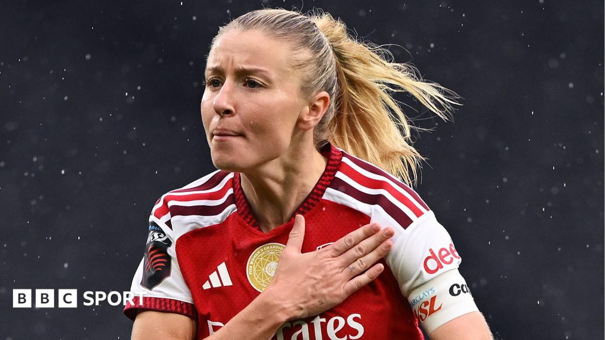 Arsenal ease pressure with 2-1 win over Tottenham in Women's Super League.