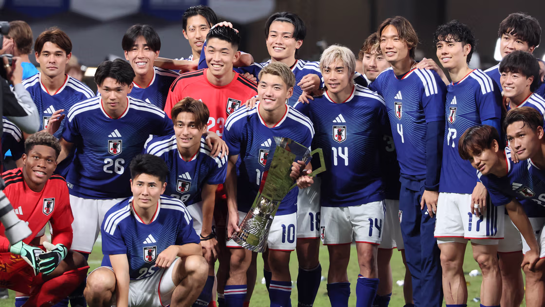 Ritsu Dōan of Eintracht Frankfurt secures Kirin Cup victory for Japan
