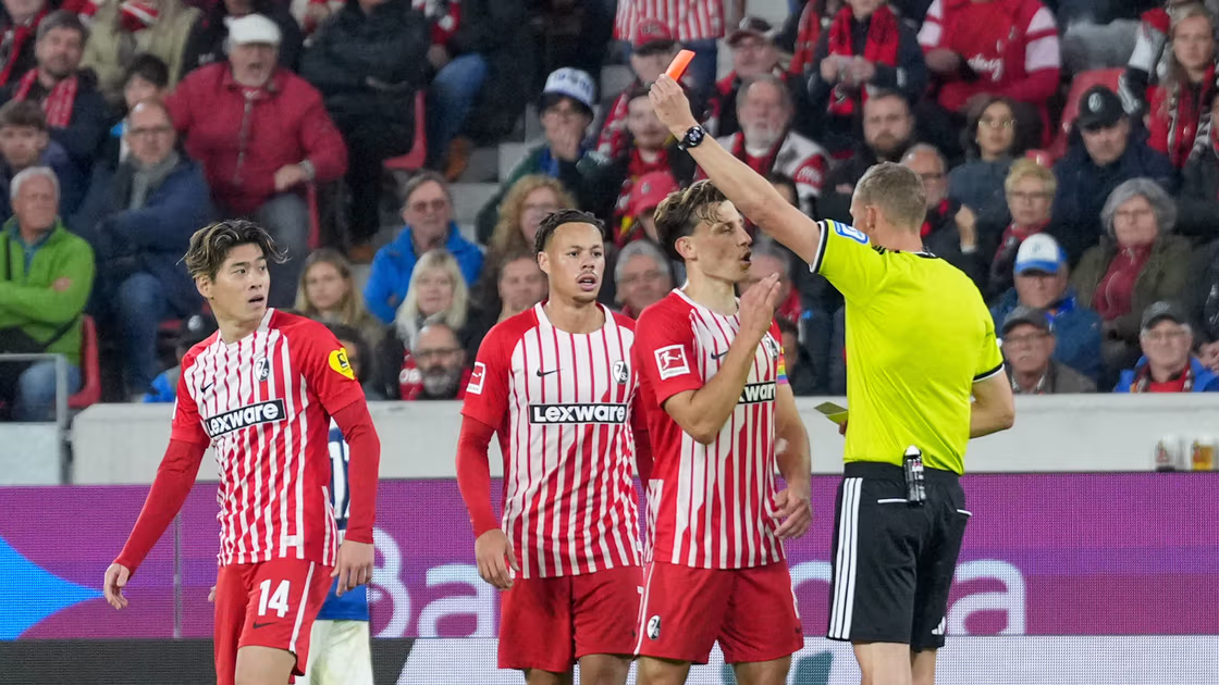Who's suspended in the Bundesliga? Who is one card away from a ban?