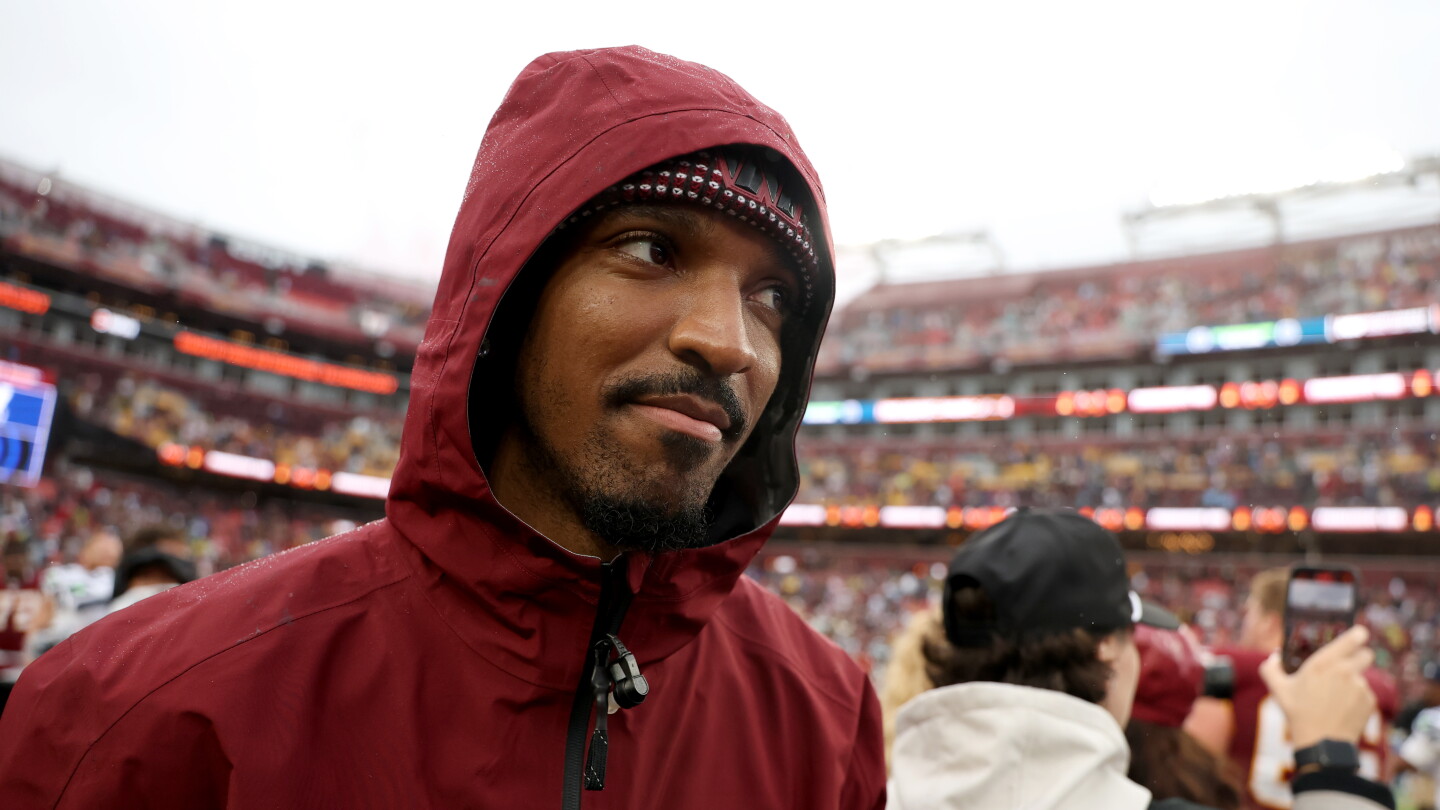 Jayden Daniels returning after elbow injury, taking it day by day.