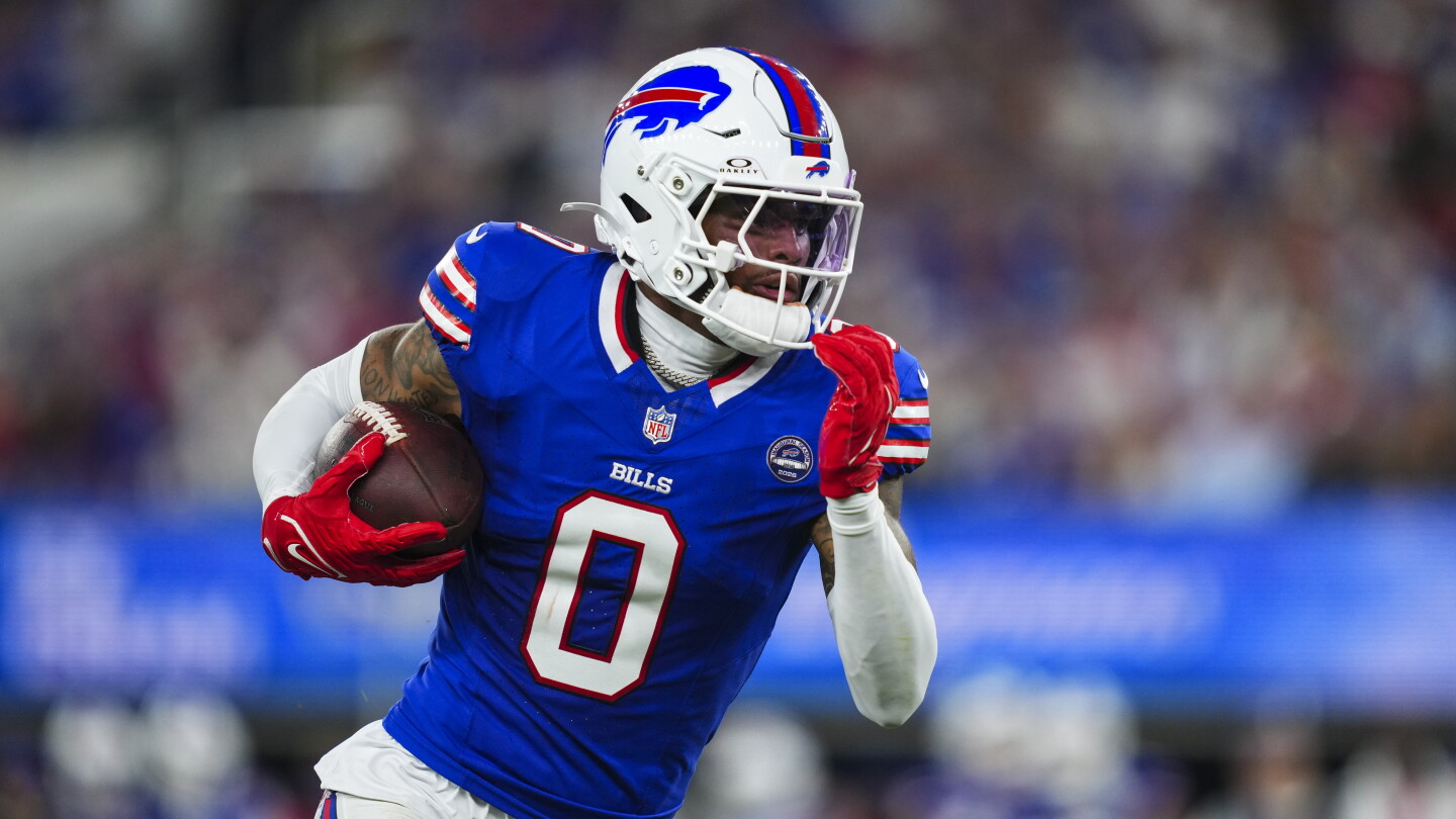 Keon Coleman returns to practice in a limited role on Thursday