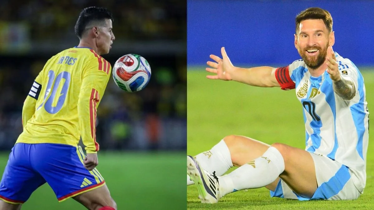 Messi and James Rodríguez clash after the Copa América final