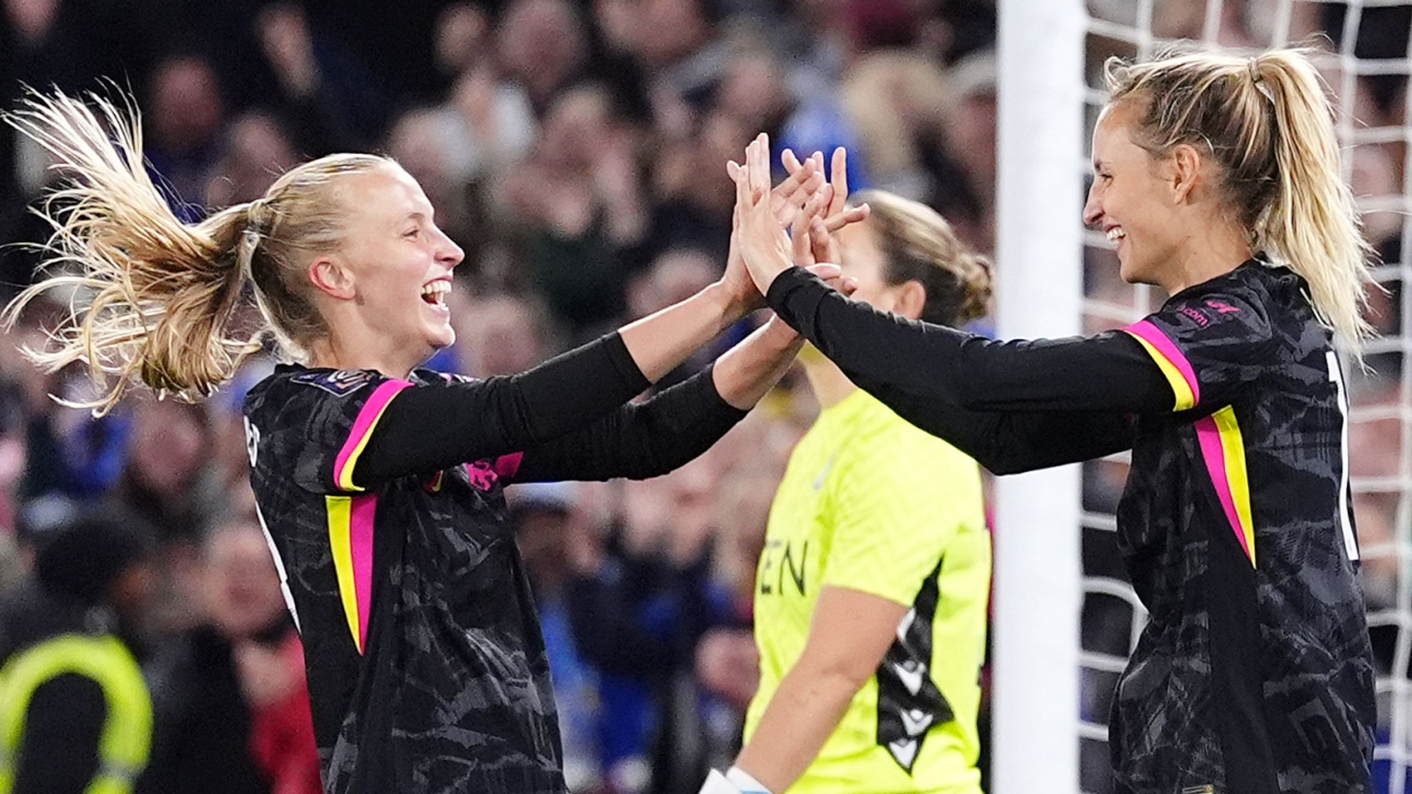 Nathalie Bjorn scored against Crystal Palace in 2024