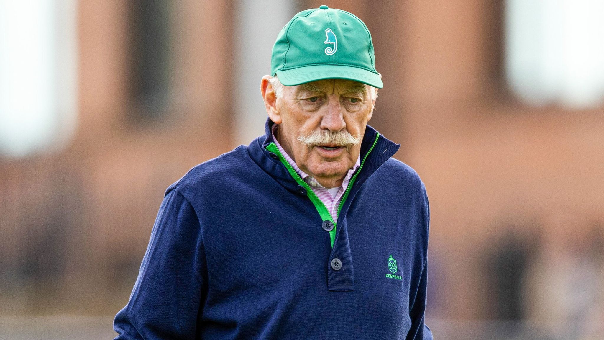 Celtic's biggest shareholder Dermot Desmond faced fan protests at the Alfred Dunhill Links Championship