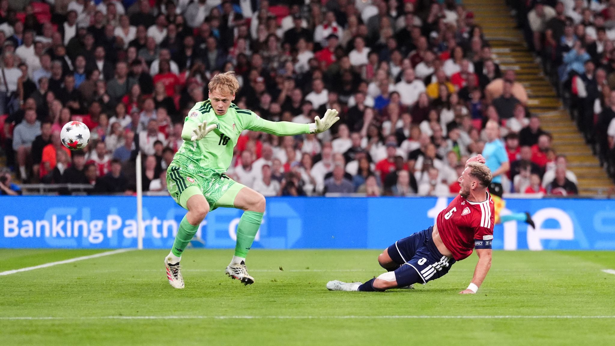Vladimir Coufal’s accidental own goal gives England the opening score.