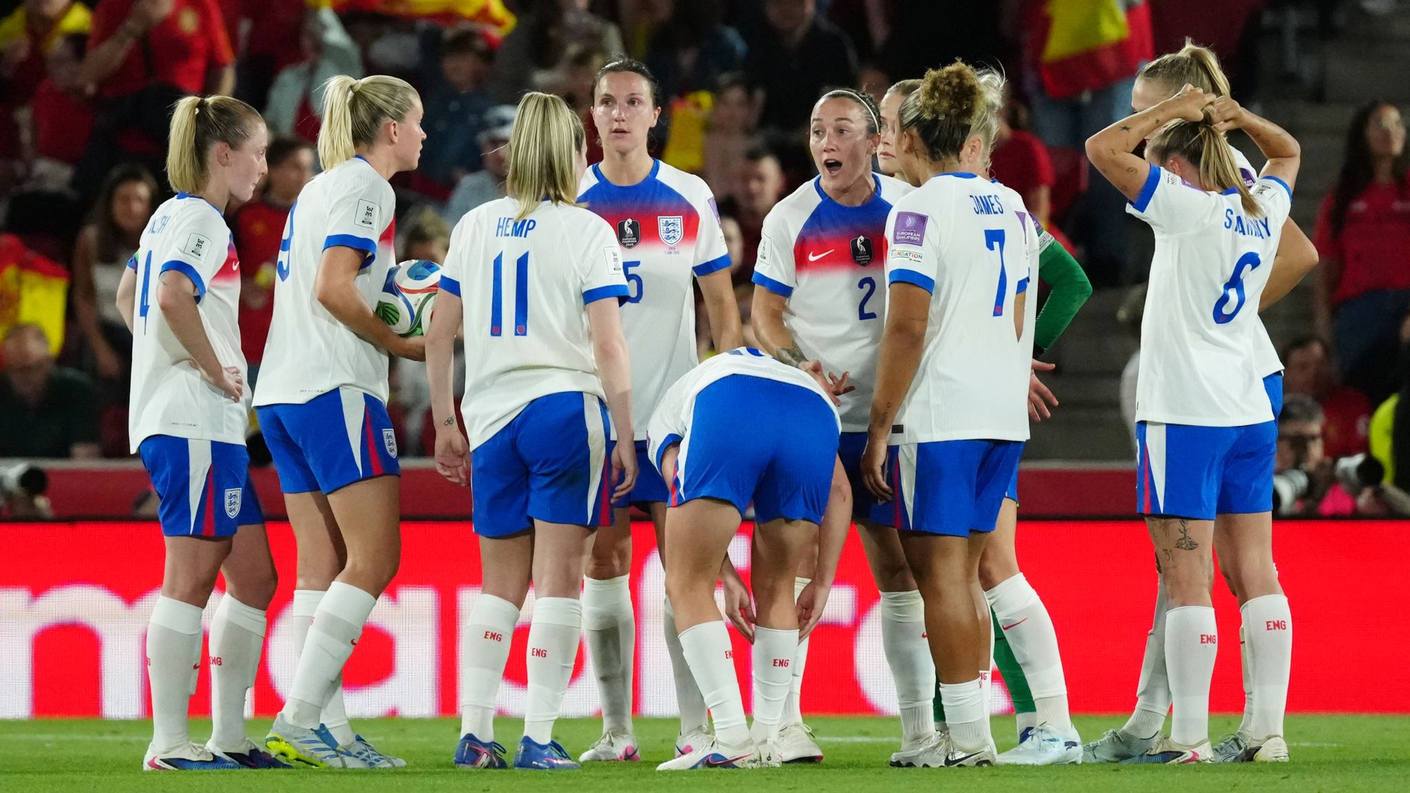 England completely outclassed by Spain in June.