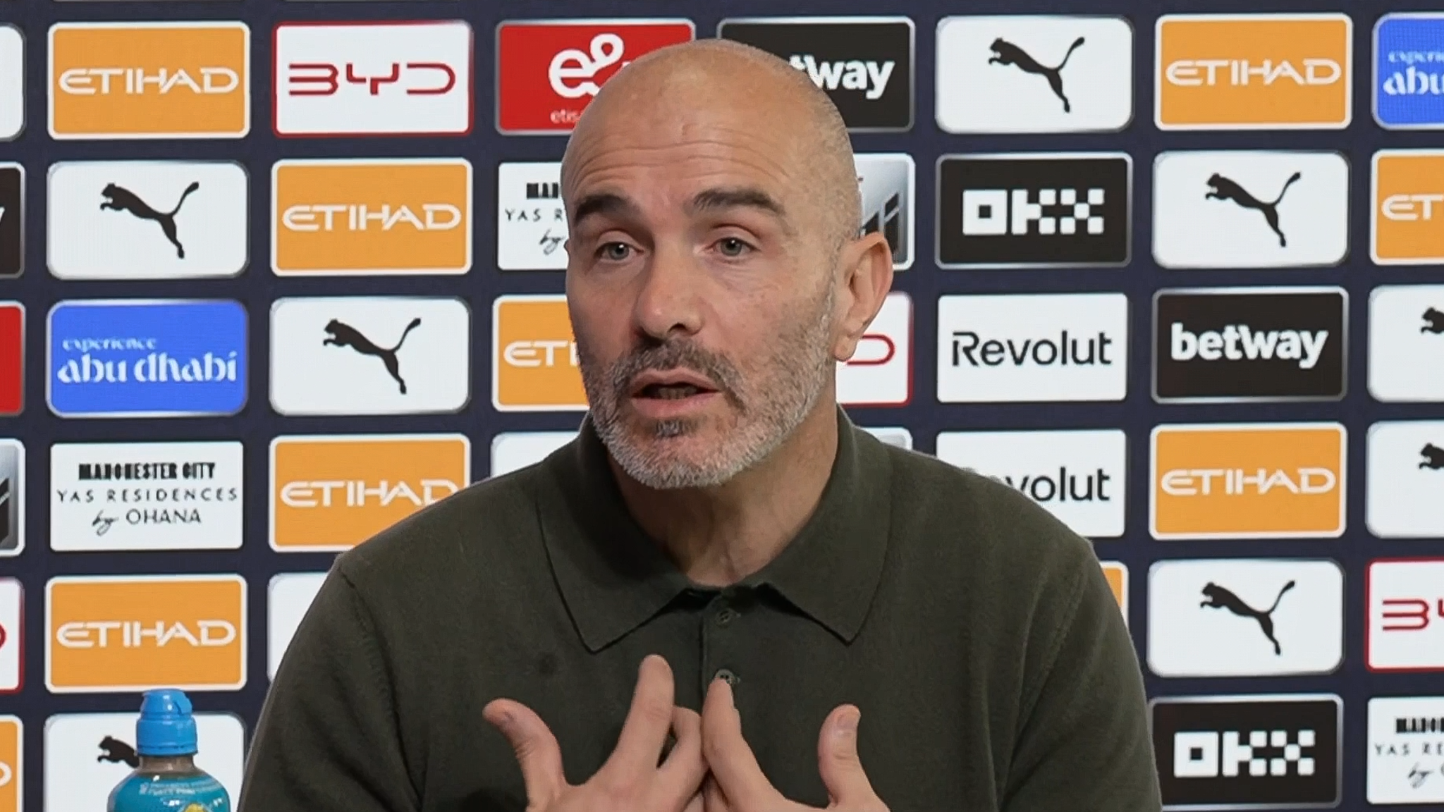 Maresma gave his first press conference since the Man City guilty verdict