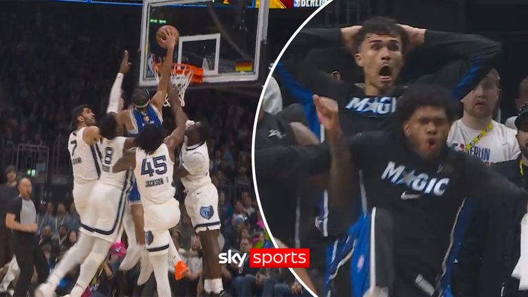 Orlando Magic star Anthony Black produced the dunk of the year during the NBA's trip to Europe this year