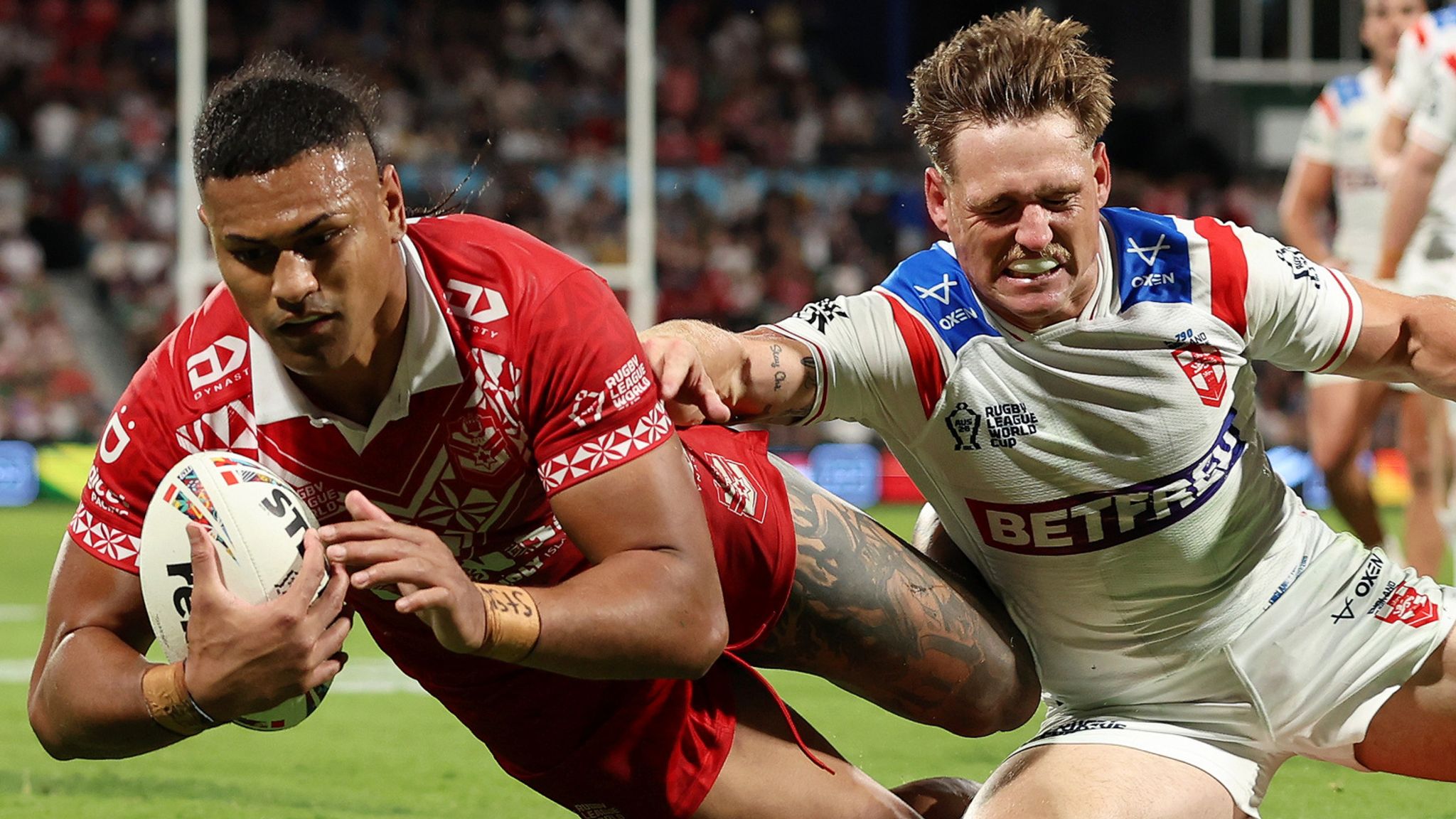 England suffered a heavy defeat to Tonga in their opening 2026 World Cup match.