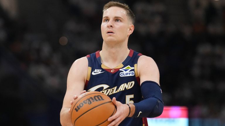 Cavaliers' Sam Merrill admits NBA Europe offers a different path for college players (AP Photo/Sue Ogrocki)