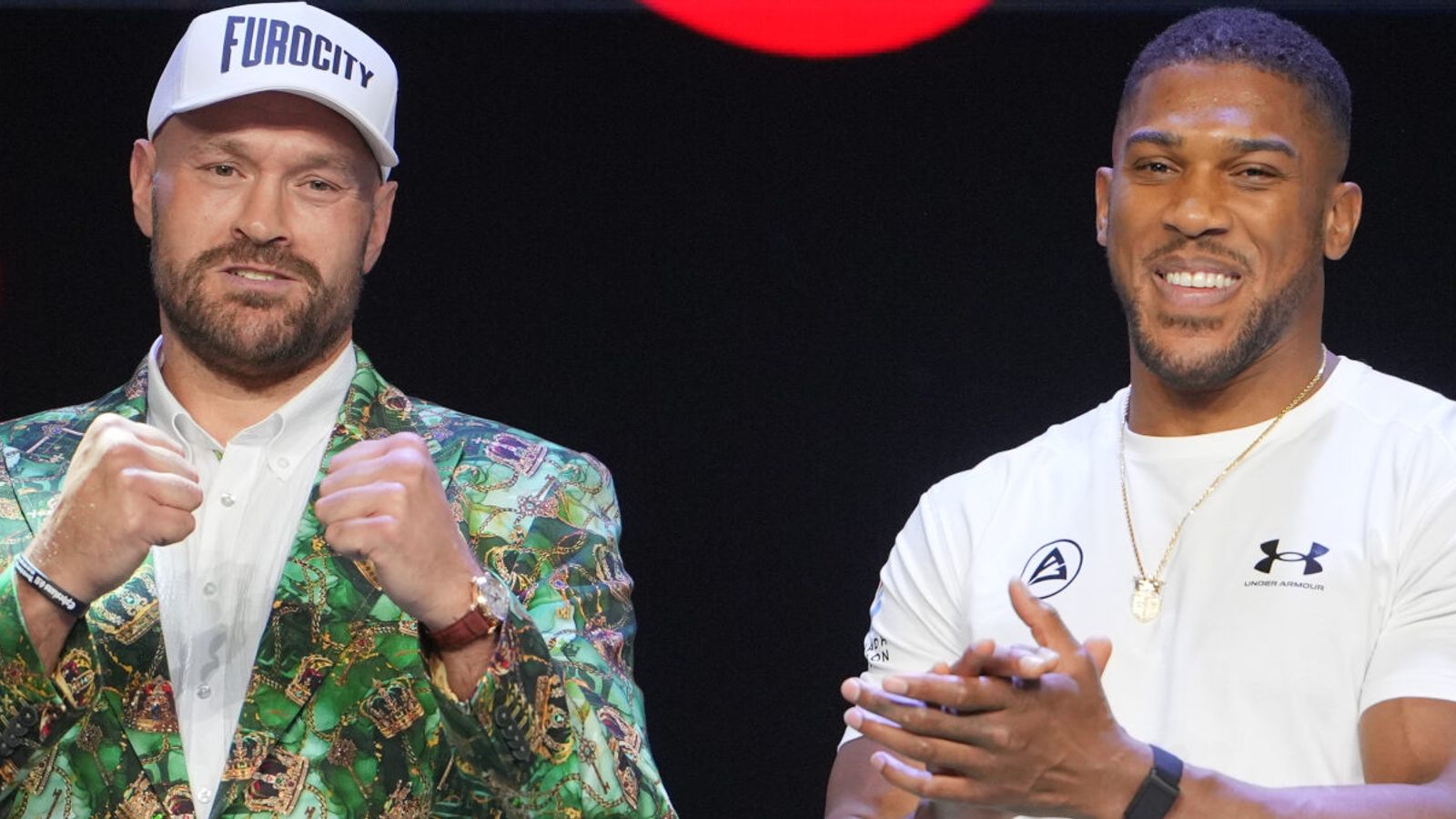 Tyson Fury vs Anthony Joshua: Rivals show respect at friendly first press conference - but how long will it last?