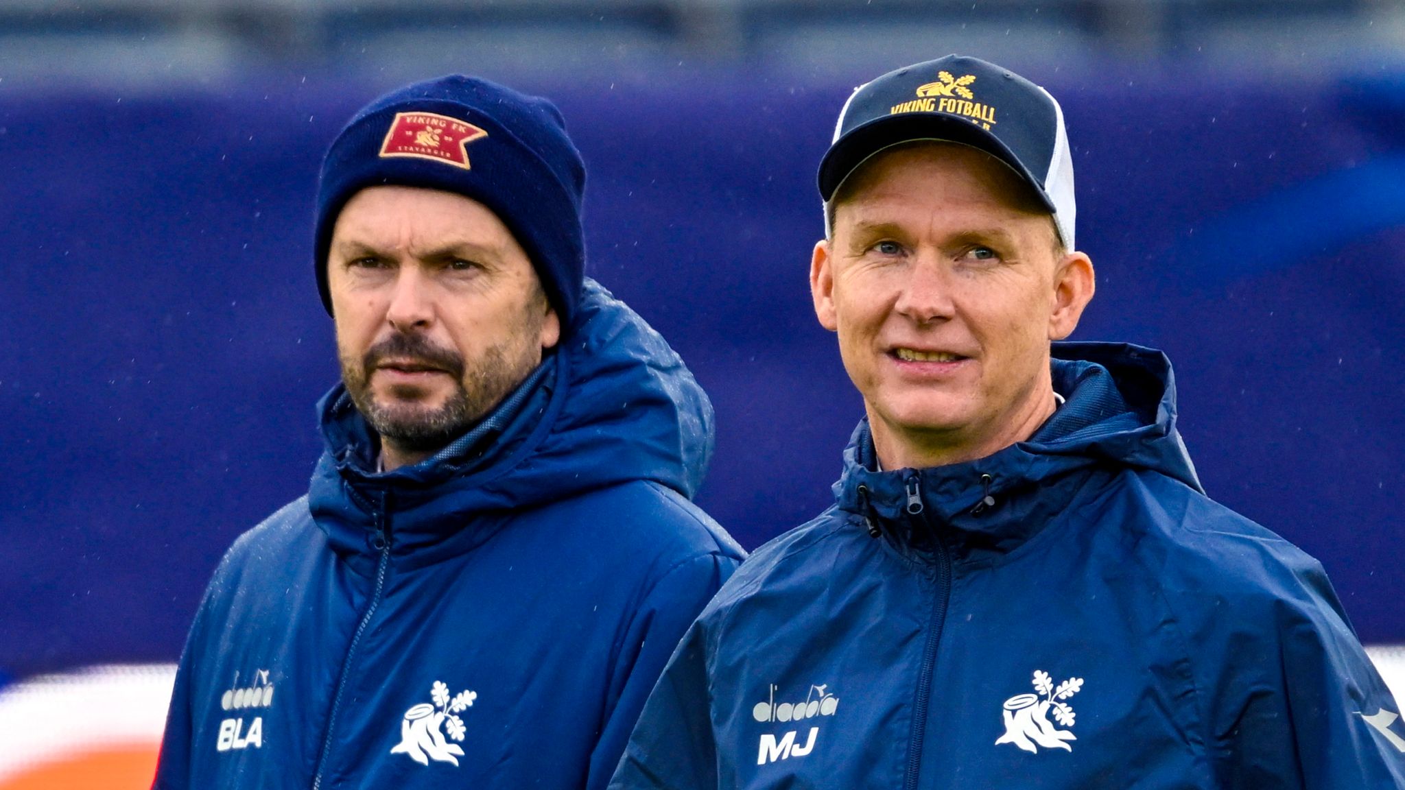 Viking's head coaches Bjarte Lunde Aarsheim and Morten Jensen