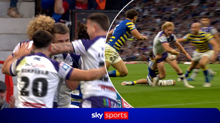 Warrington score soon after Corey Hill is sin‑binned for a high tackle