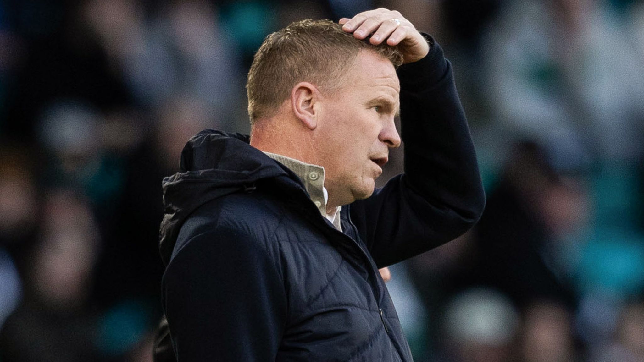 Hearts head coach Wouter Vrancken