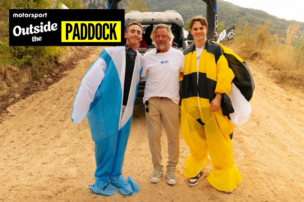McLaren’s Oscar Piastri dominates dirt in an F1‑MotoGP crossover event